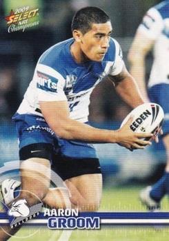 2009 Select NRL Champions #25 Aaron Groom Front